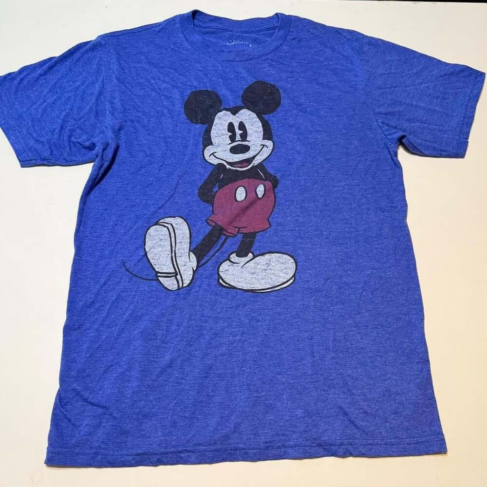 Disney Mickey Mouse Heather Blue Graphic T-Shirt